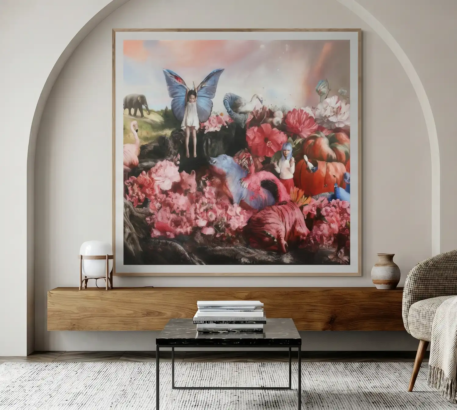 Tablou canvas decorativ cu compozitie surreala, print artistic Marand pentru perete