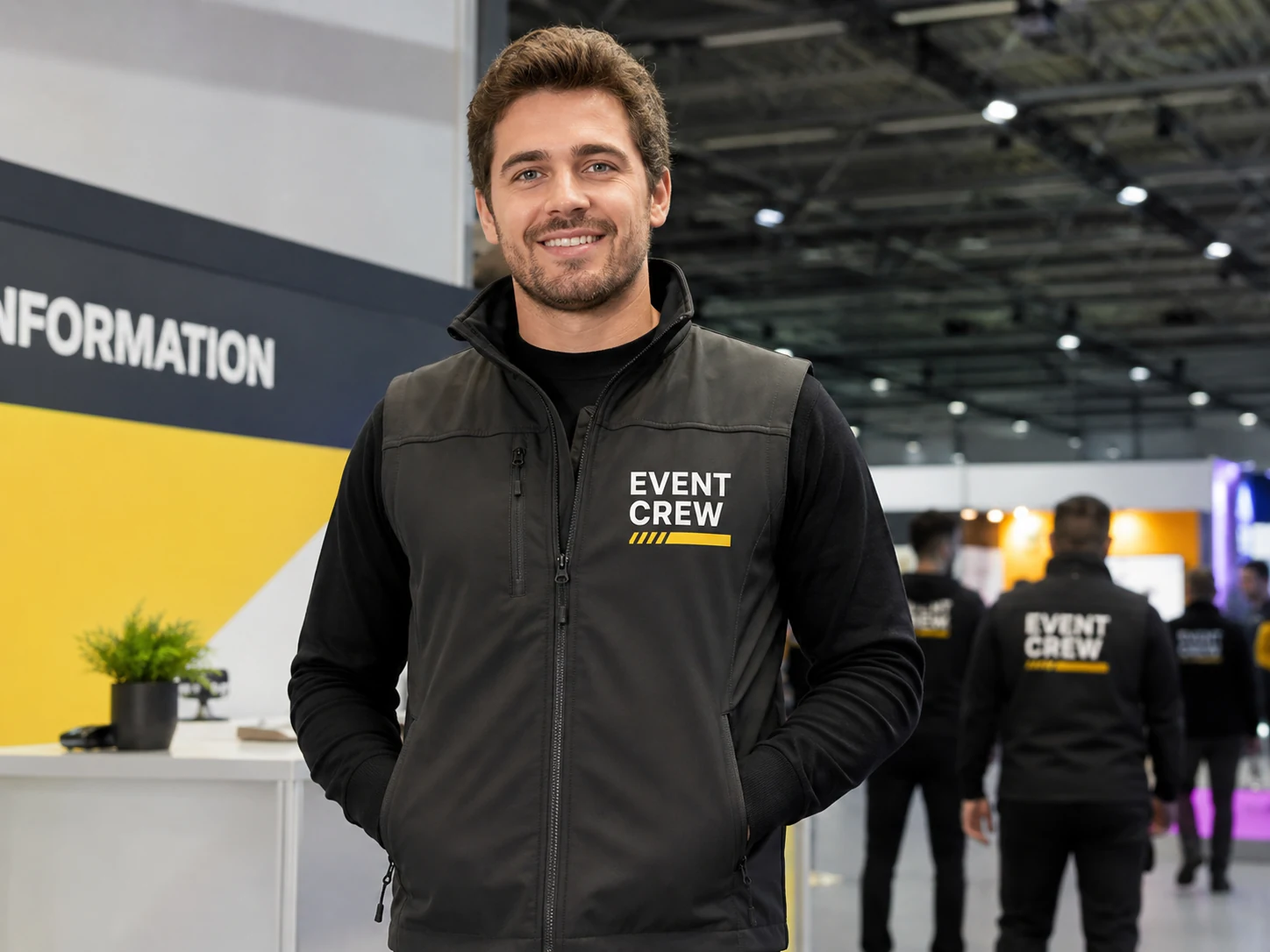 Vestă personalizată pentru workwear, evenimente, echipe și promo